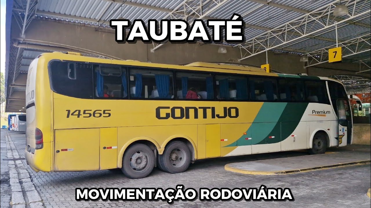 ESTRÉIA NO CANAL ! MOVIMENTO DE ÔNIBUS NO TERMINAL RODOVIÁRIO DE TAUBATÉ ( SP )