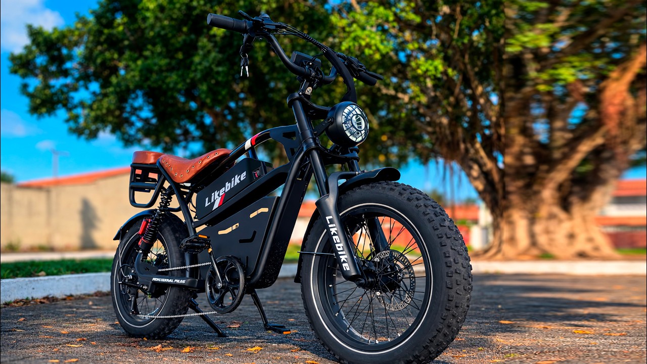 Você NUNCA viu essa Bike Elétrica no Brasil | LIKEBIKE Harley U9 Pro