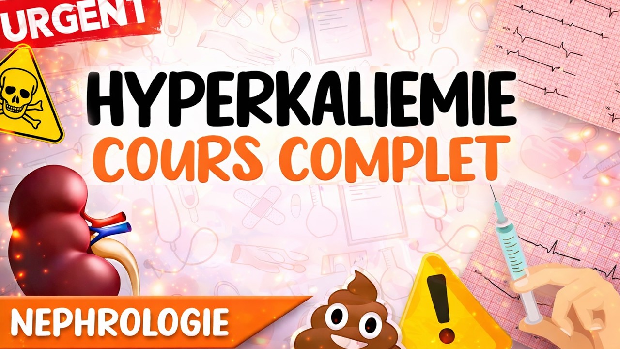 l'Hyperkaliémie Expliquée Facilement: Urgence 🚨 | Symptômes, Signes ECG, Causes, Traitement