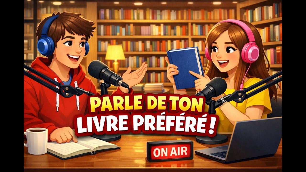Parler de ton livre préféré en français 🇫🇷 | Dialogue podcast facile pour apprendre le français