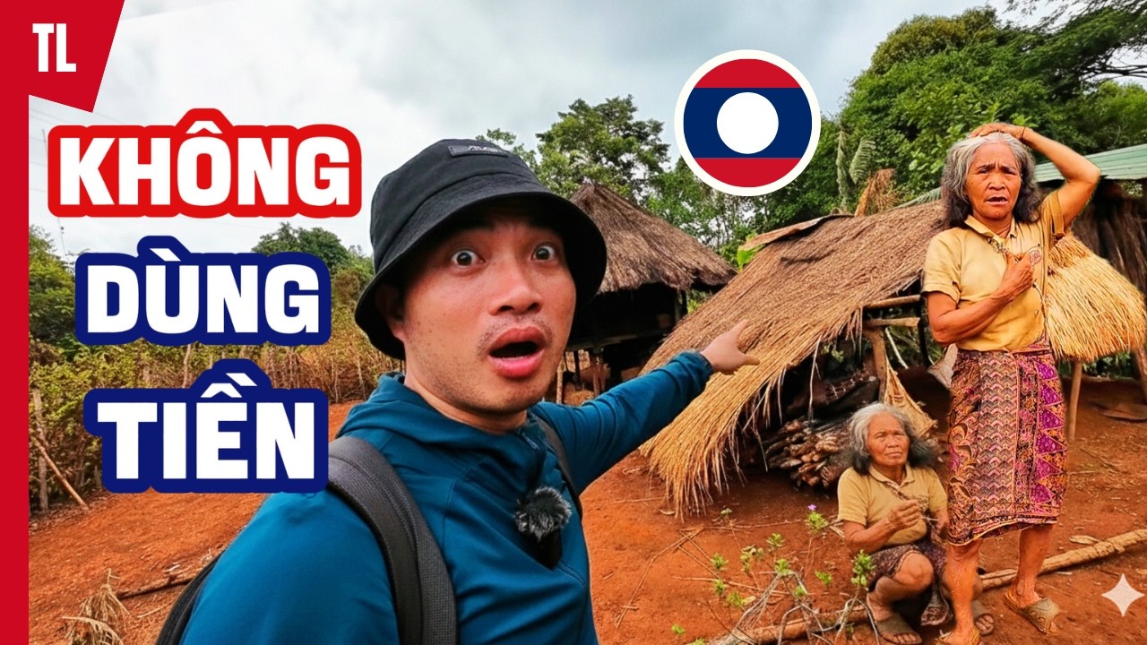 Bí ẩn giữa rừng già: Không tin còn kiểu sống nguyên thuỷ thế này | Phượt Nam Lào 18