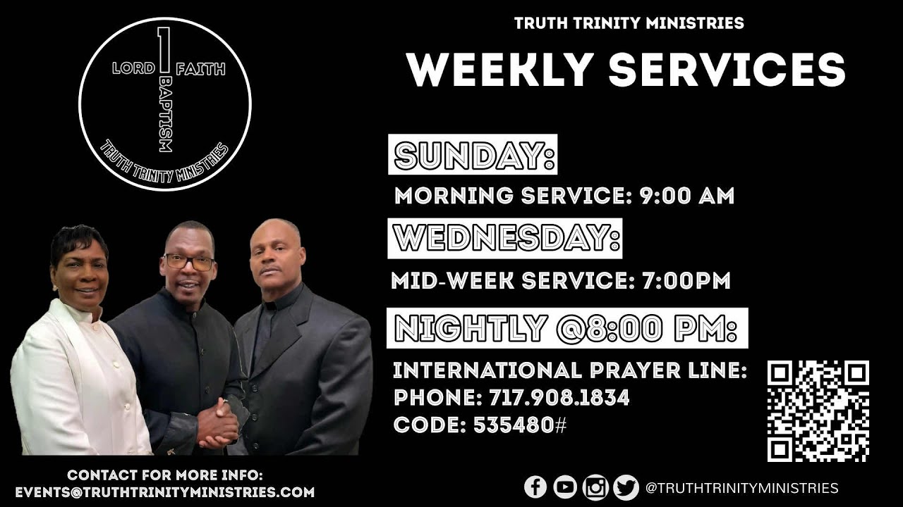 03.08.2026 TRUTH TRINITY MINISTRIES LIVE!!