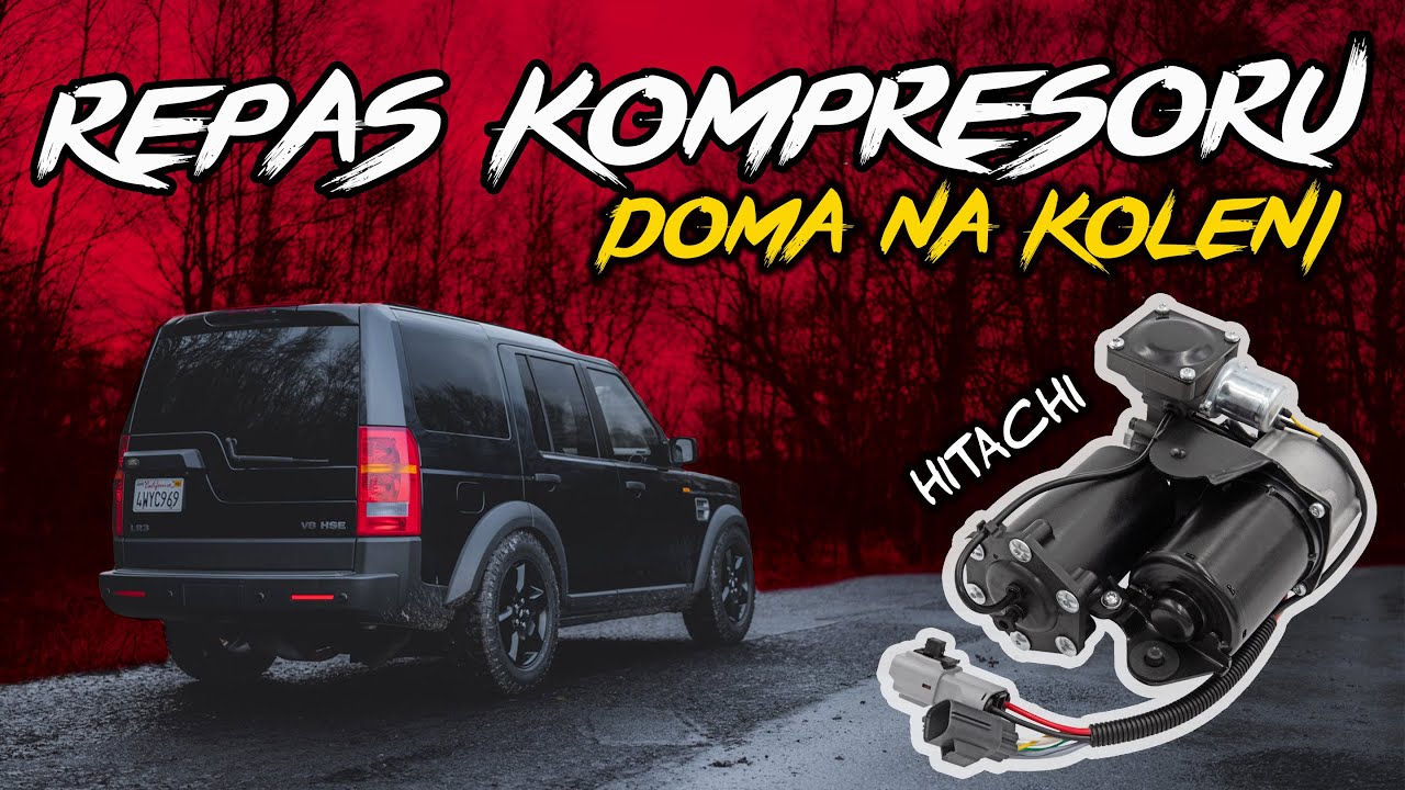 🛠️ Repas kompresoru podvozku doma na koleni | LR Discovery 3