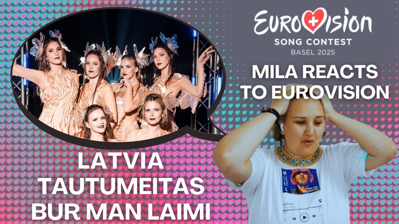 LATVIA Eurovision 2025: Tautumeitas - Bur man laimi || Mila Reacts to Eurovision