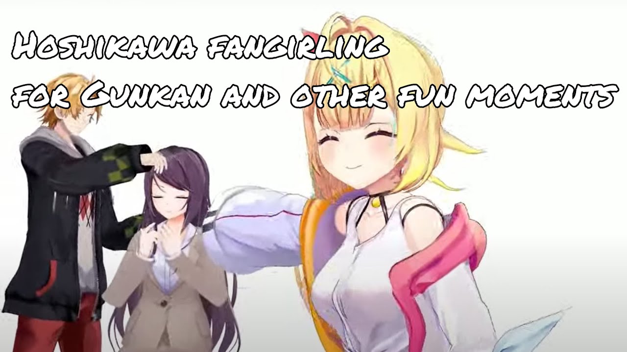 Hoshikawa fangirling for Gunkan and other fun moments in 3D [ENG SUB Nijisanji]