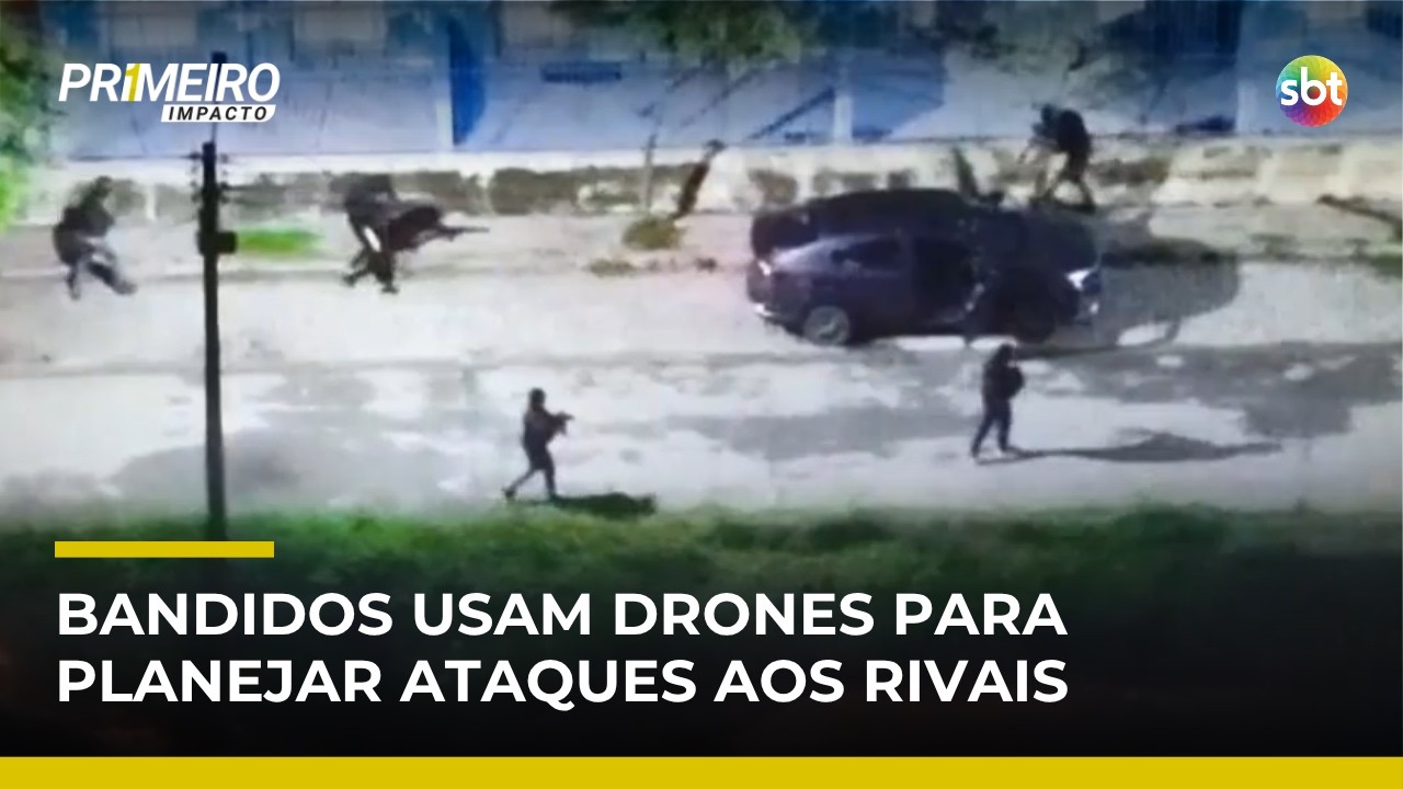 RJ: bandidos usam drones para planejar ataques a rivais e monitorar polícia | #PrimeiroImpacto
