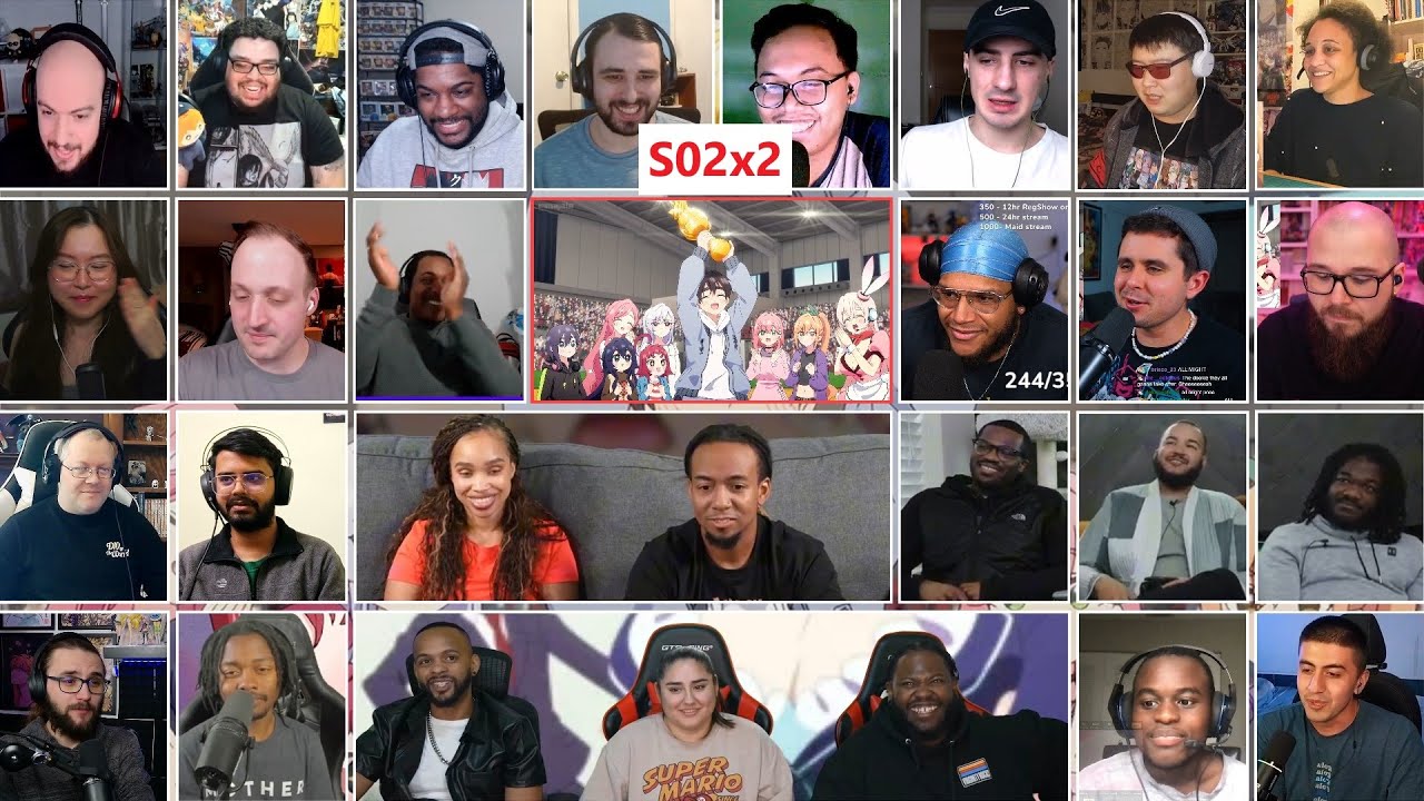 100 Girlfriends Who Really Love You Season 2 Episode 2 Reaction Mashup - 君のことが大大大大大好きな100人の彼女 2期 2話
