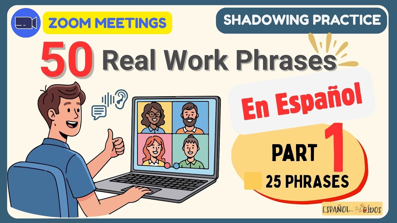 🗣️ ¡HABLA AHORA! Complete Your Training: Passive Listening + Shadowing (A2–B1)