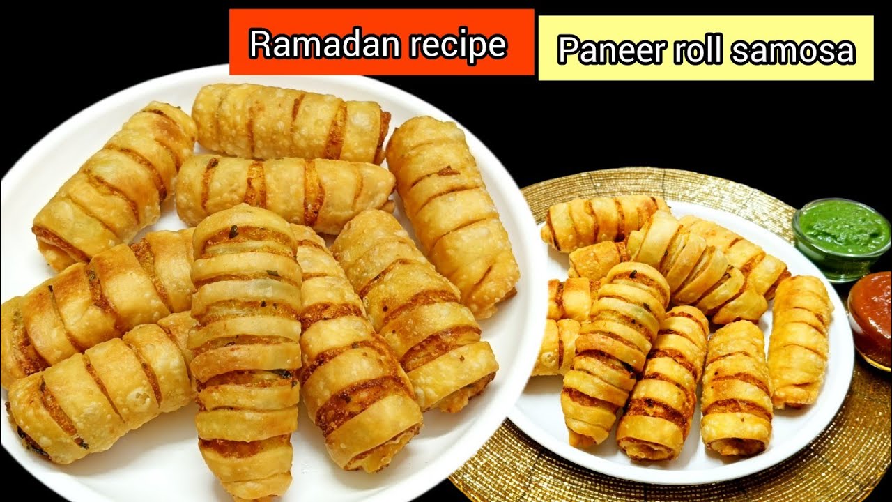 Ramadan special paneer samosa roll recipe/paneer samosa recipe/iftaar special recipe 