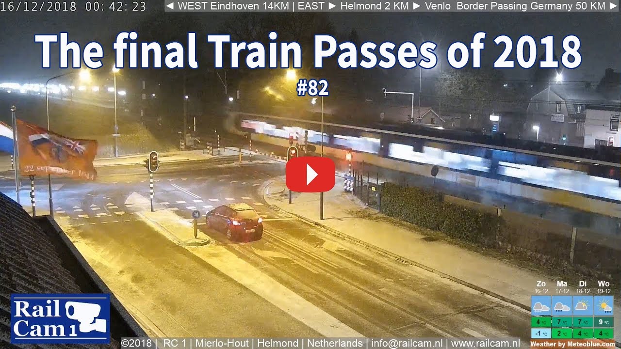 The final Train Passes on RailCam in 2018