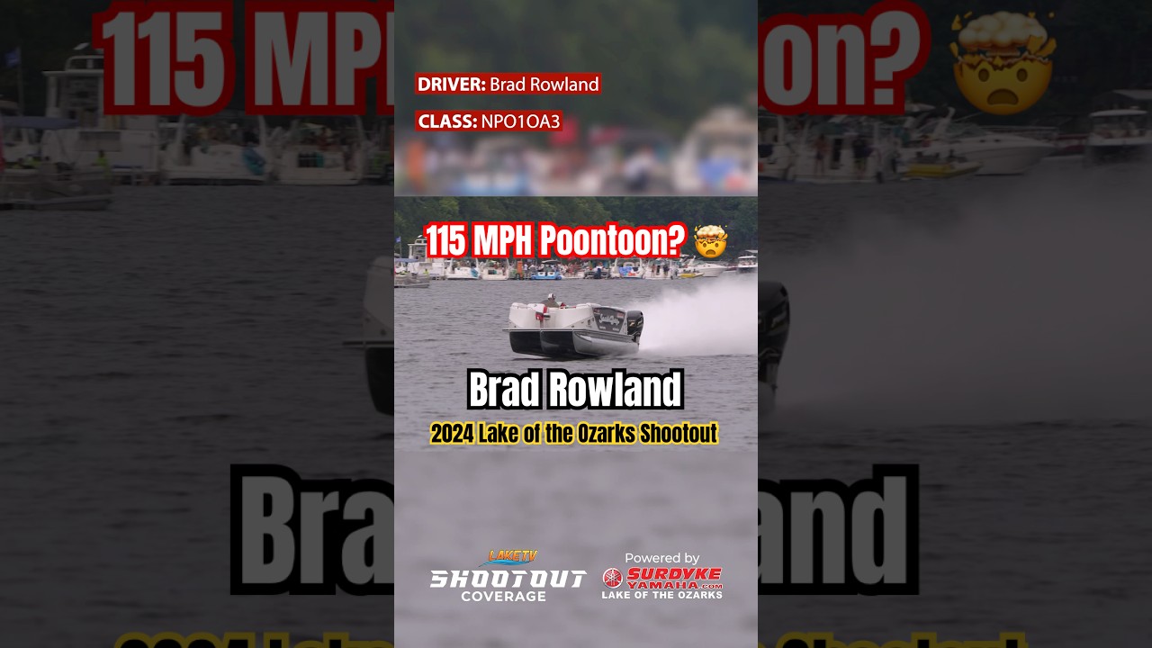 115 Miles Per Hour Poontoon Boat? | 2024 Lake of the Ozarks Shootout 