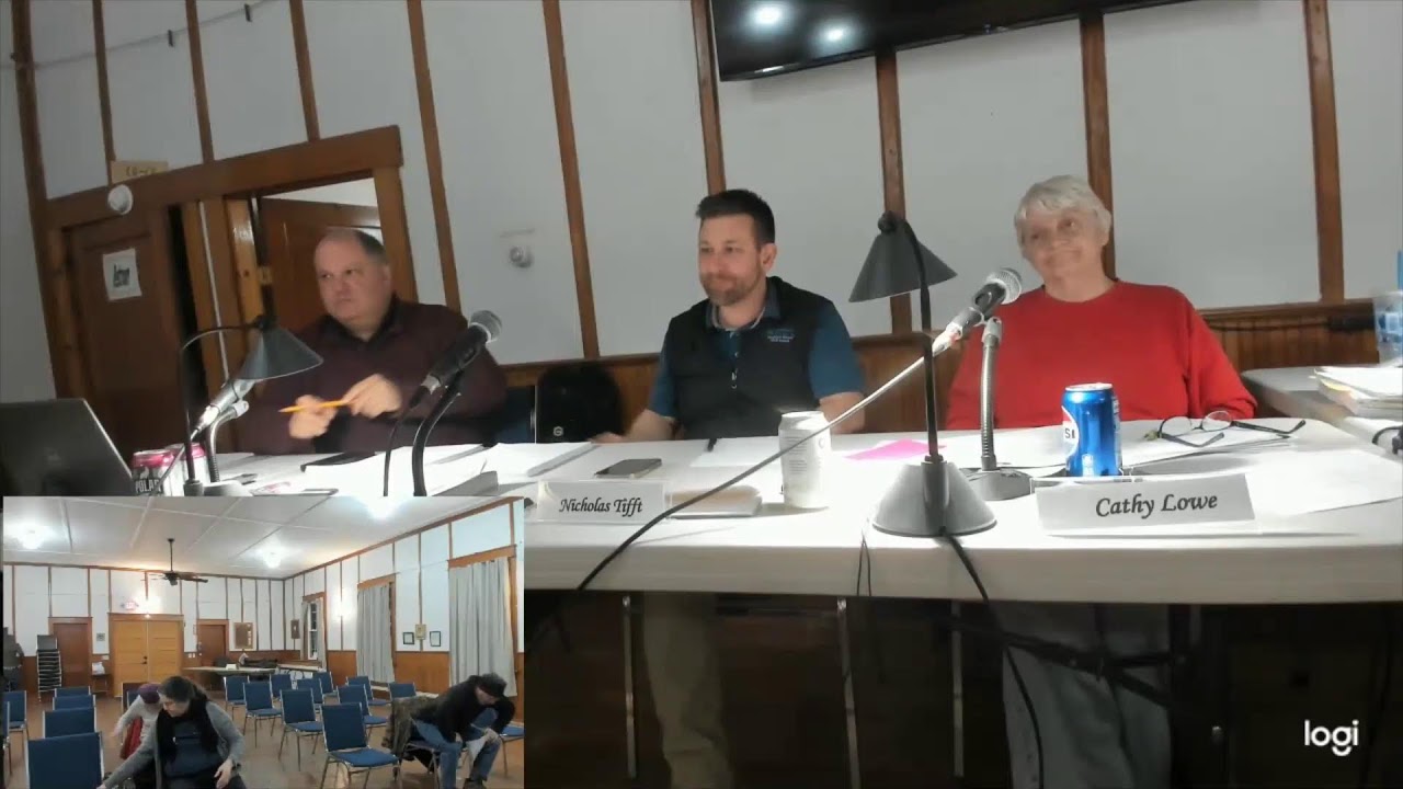 Hartford Board of Selectmen & Public Hearing 01/20/2026