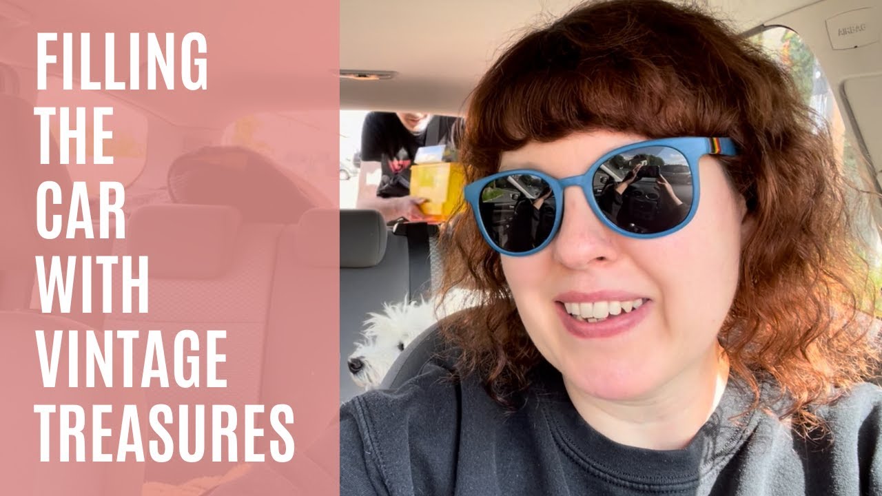 Filling The Car With Vintage Treasures | Thrift With Us
