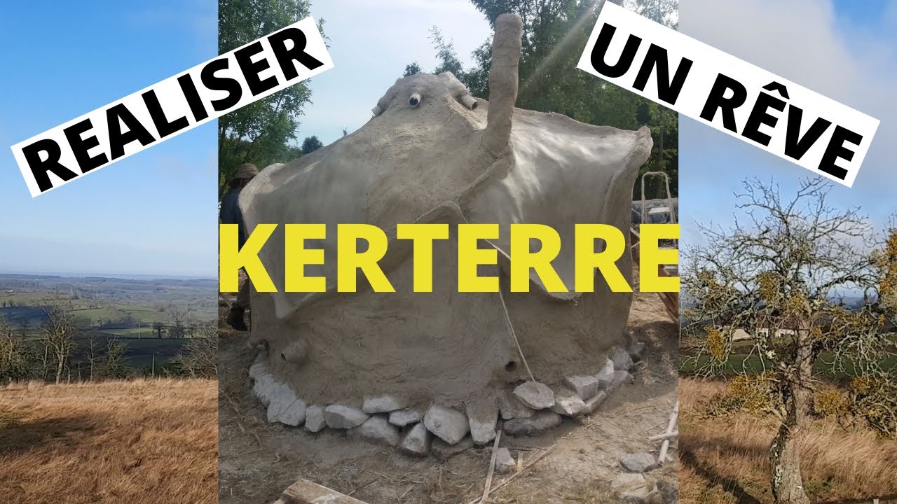 CONSTRUCTION D'UNE KERTERRE 💪 chantier/école de 5 jours !!! Du rêve à la réalité 😊