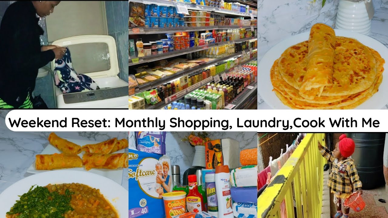 Kenyan Stay At Home Mom Weekend Routine, Monthly Grocery Haul, Laundry Motivation