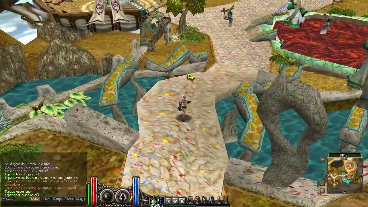 Upzinho tranquilo, lv 42 ao 45.