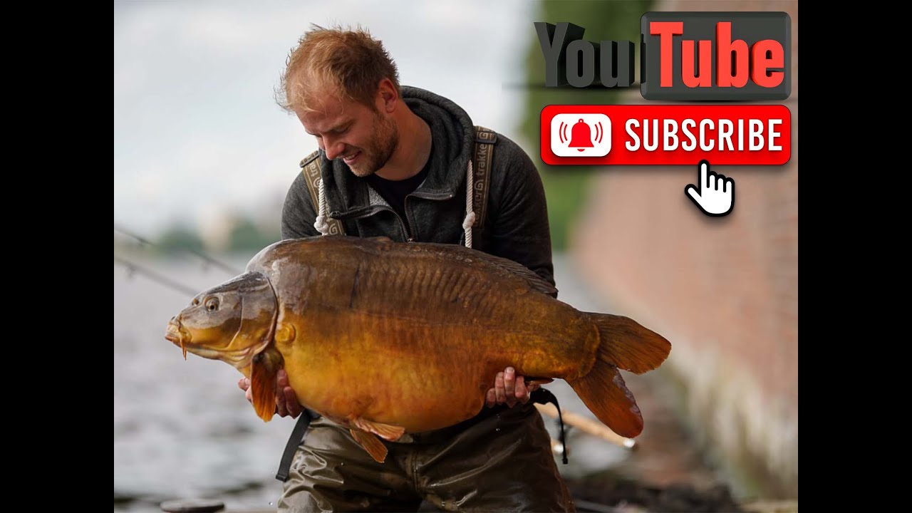 Mike Thille vangt grootste karper van de Sloterplas