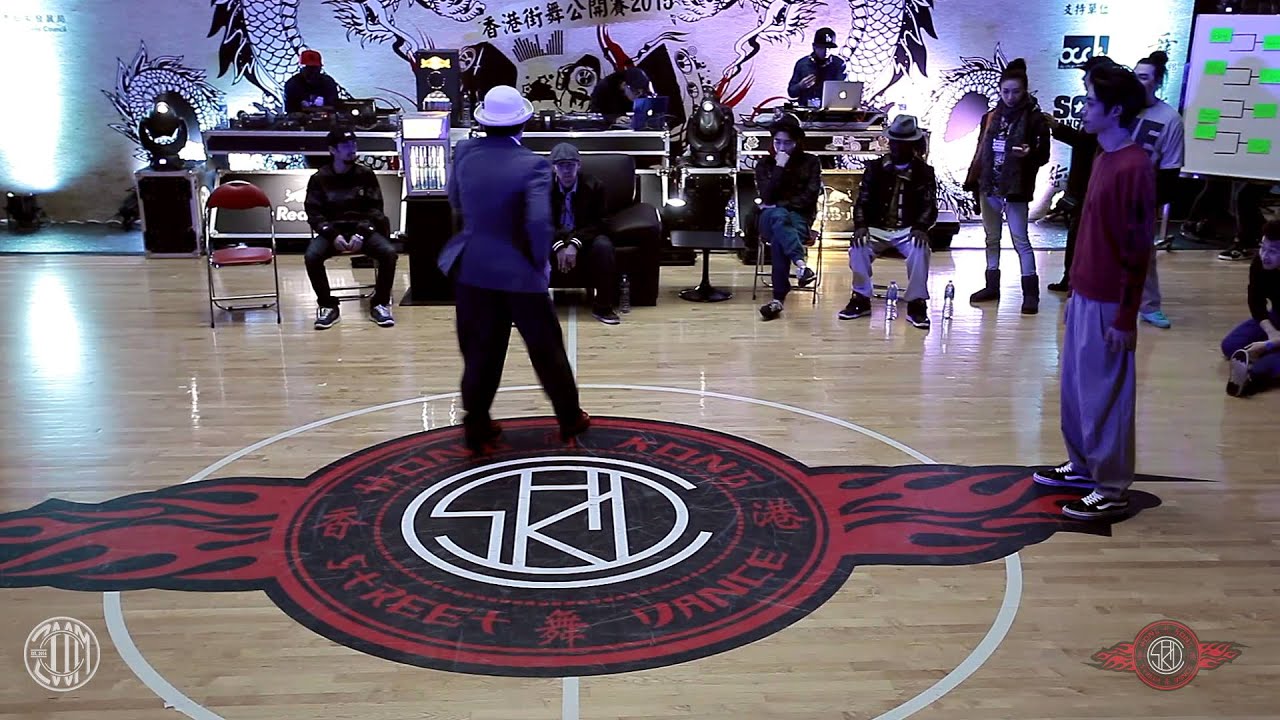 香港街舞公開賽 2015 - Funkydeegor vs Kai Man - Popping Best 16