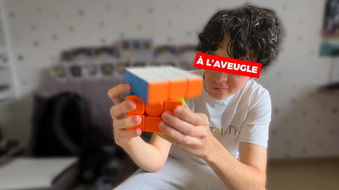 C'est impossible ? (Rubik's cube les yeux bandés)