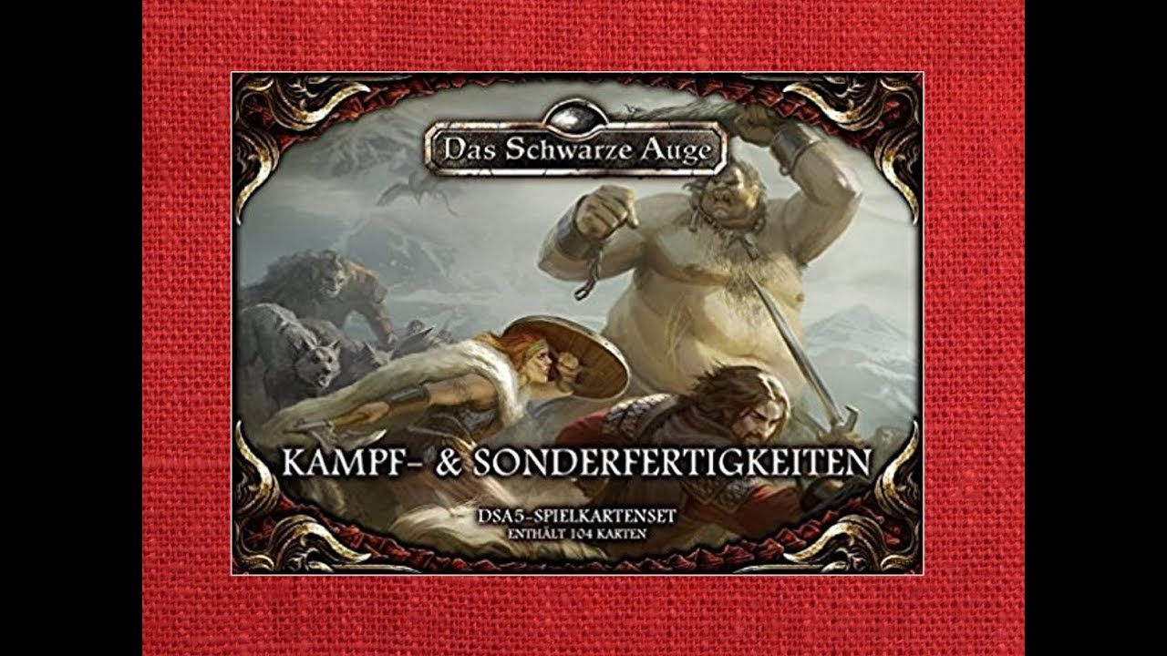 Kampf- & Sonderfertigkeiten |DSA5 Spielkartenset
