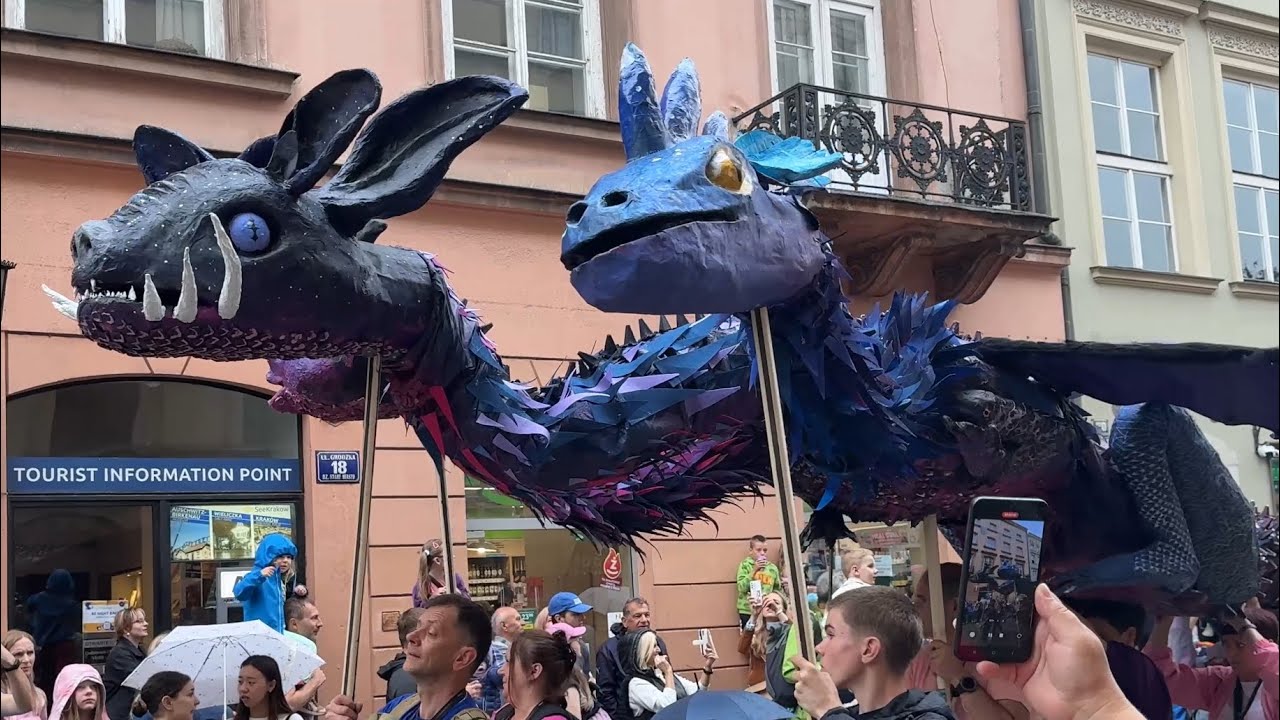 4K Wielka Parada Smok&oacute;w 2025 | Krak&oacute;w | Great Dragons Parade | Daytime Parade