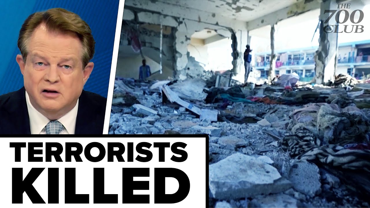 Israel Strikes A School Building Shielding Hamas Terrorists