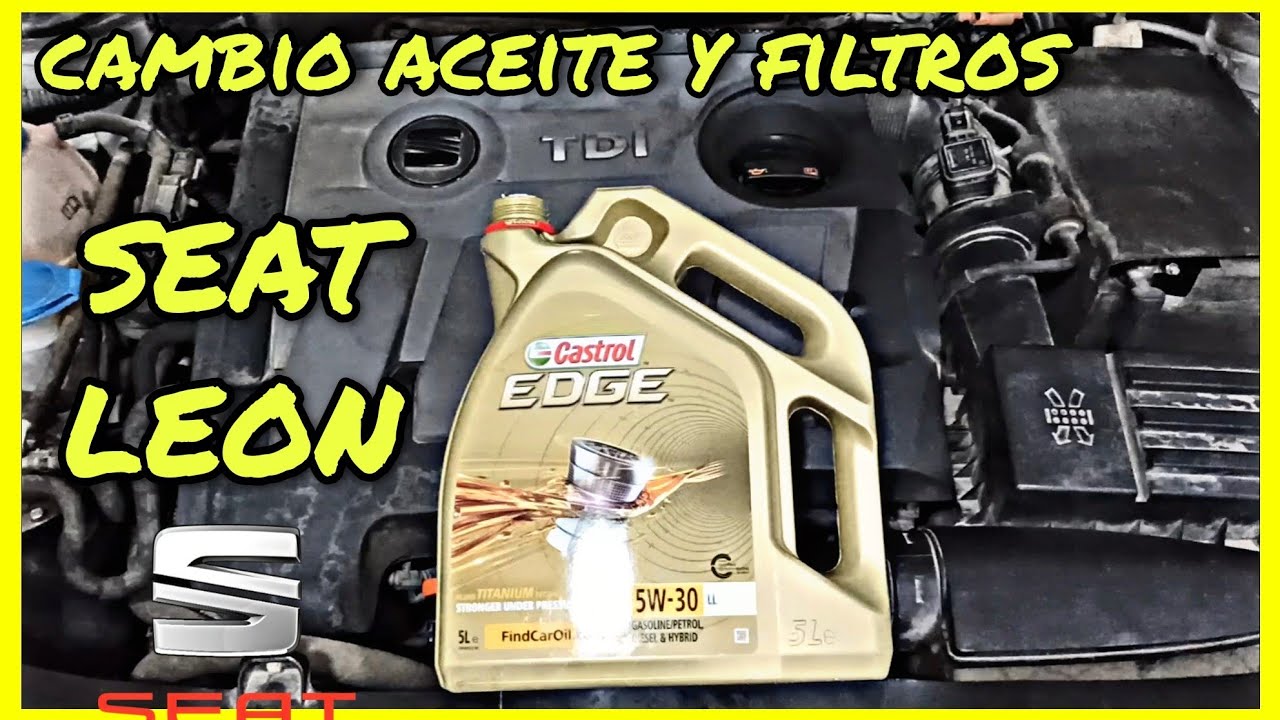 CAMBIO de ACEITE y FILTROS seat LEON