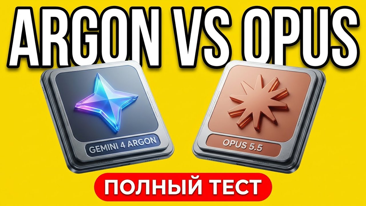 ✅ Новый Gemini 4 Argon VS Opus 5.5 тесты. 