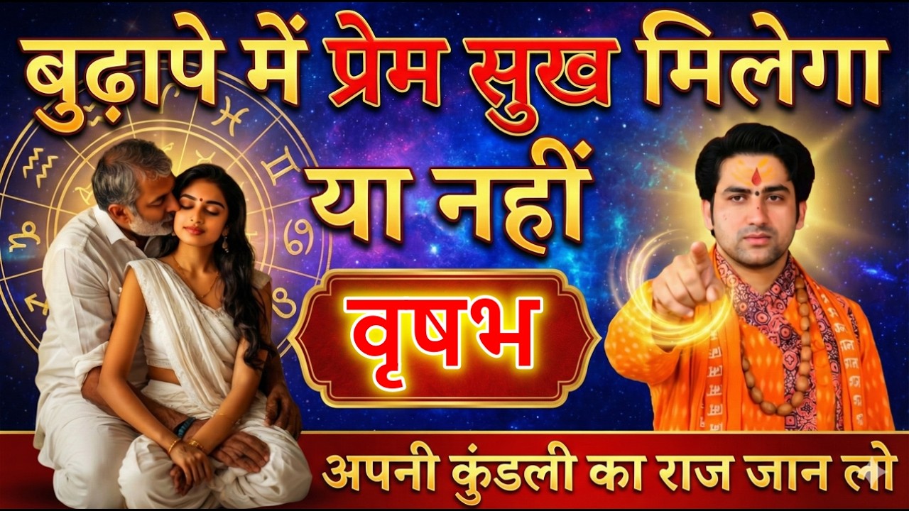 वृषभ राशि | बुढ़ापे में प्रेम सुख मिलेगा या नहीं अपनी कुंडली का राज जान लो