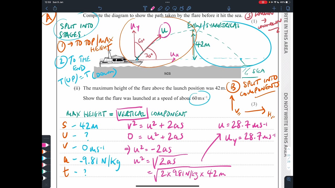 AS PHYSICS- How to answer a CALCULATION question: SUVAT