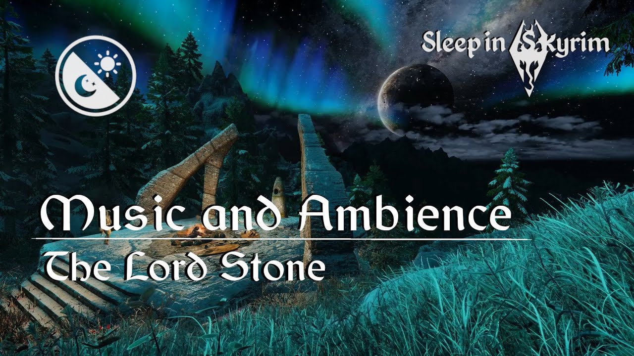 Skyrim Music & Ambience | Night & Day | 9hrs | Wind