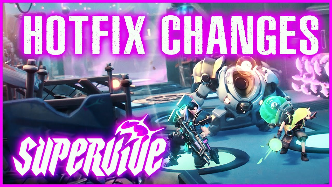 SUPERVIVE Hotfix! Hudson, Brall, & Amplifier Nerfs - Power Shuffler Disabled