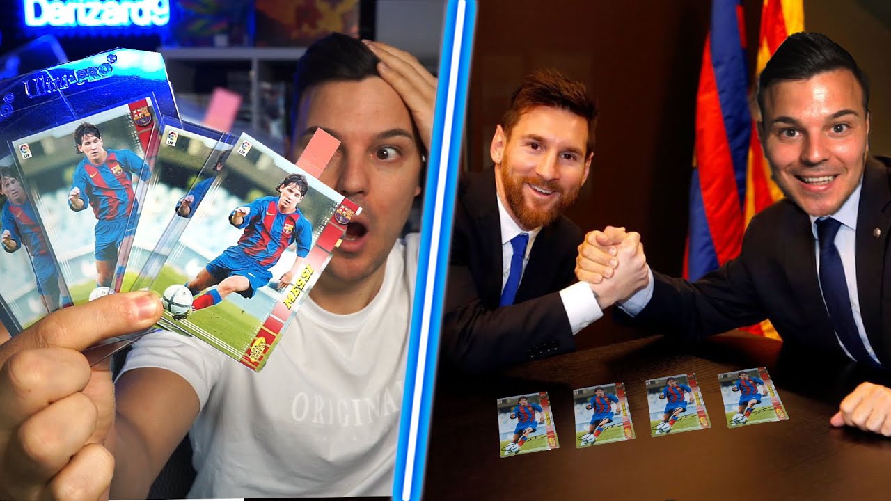 Busqué por España la Carta de 1.500.000$ y la FIRMA de MESSI