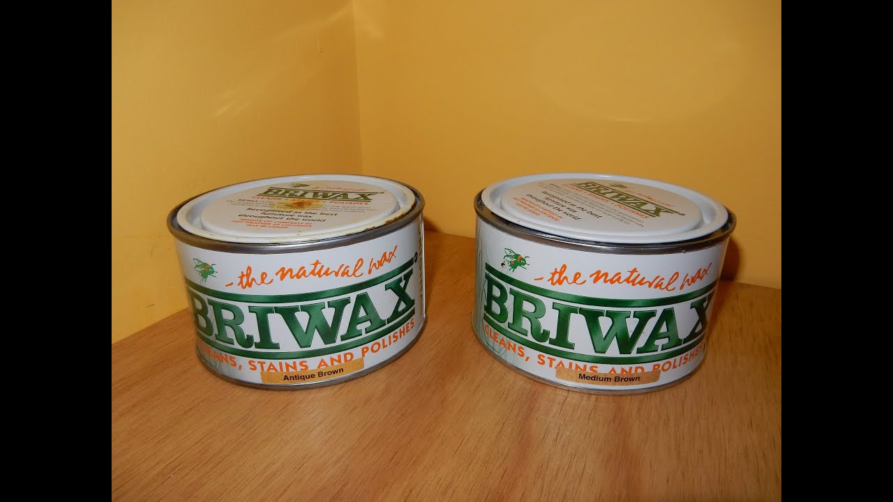 Briwax Finish on Alcove Shelf - First Time Try!