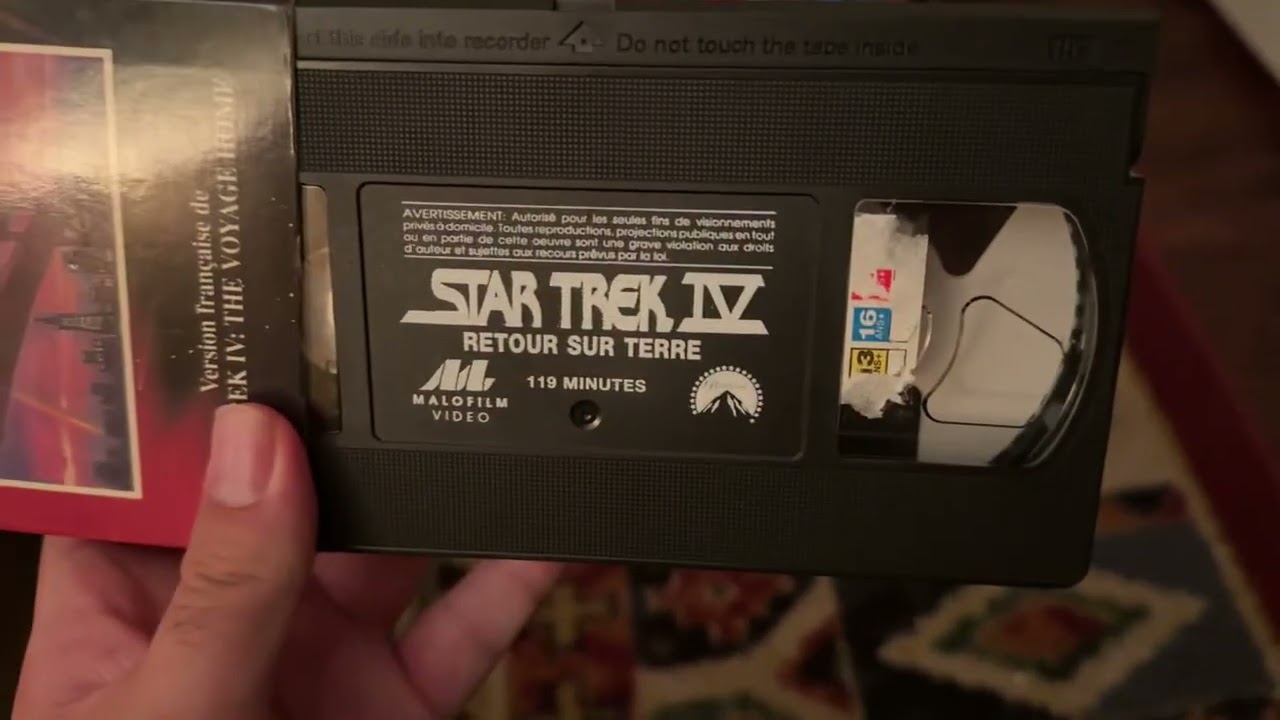 Star Trek IV: The Voyage Home 1992 French Canadian VHS