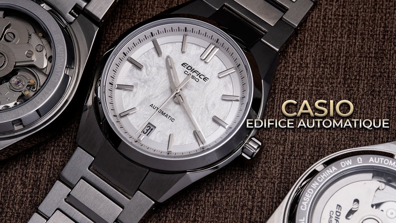 EDIFICE Automatic : la première montre automatique (et abordable) signée CASIO