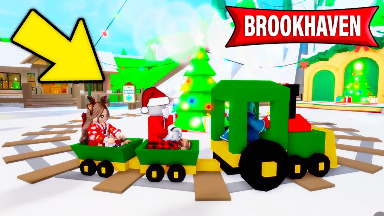 NOUVELLE BANDE ANNONCE MISE &Agrave; JOUR DE NO&Euml;L SUR BROOKHAVEN ROBLOX