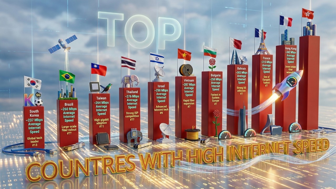 Who Has the Best Internet? Country Rankings