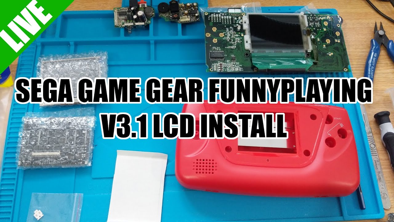 Sega Game Gear Funnyplaying V3.1 LCD Install