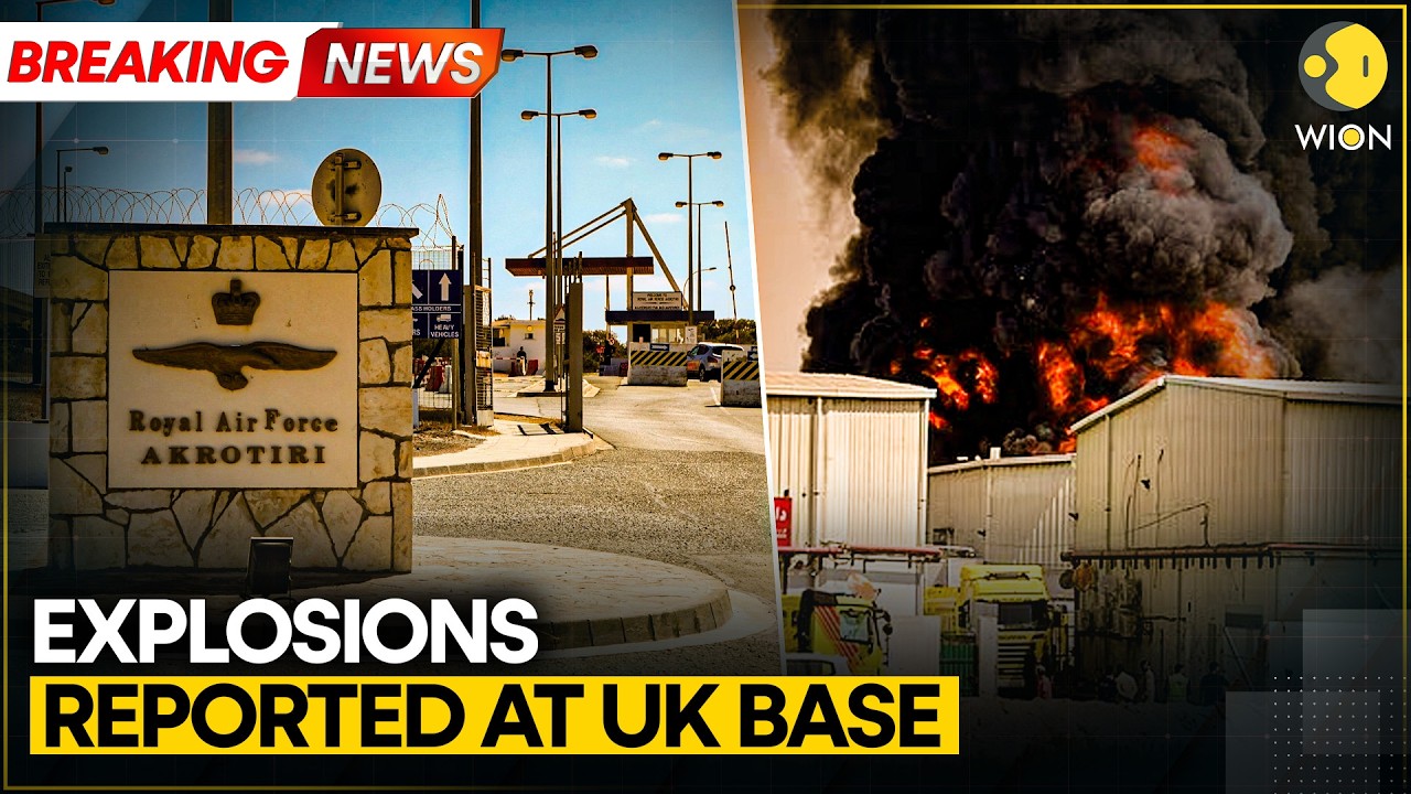 Israel-Iran War: Reports Of Blast At UK's RAF Akrotiri Base Emerge As Iran 'Fires Missiles' | WION