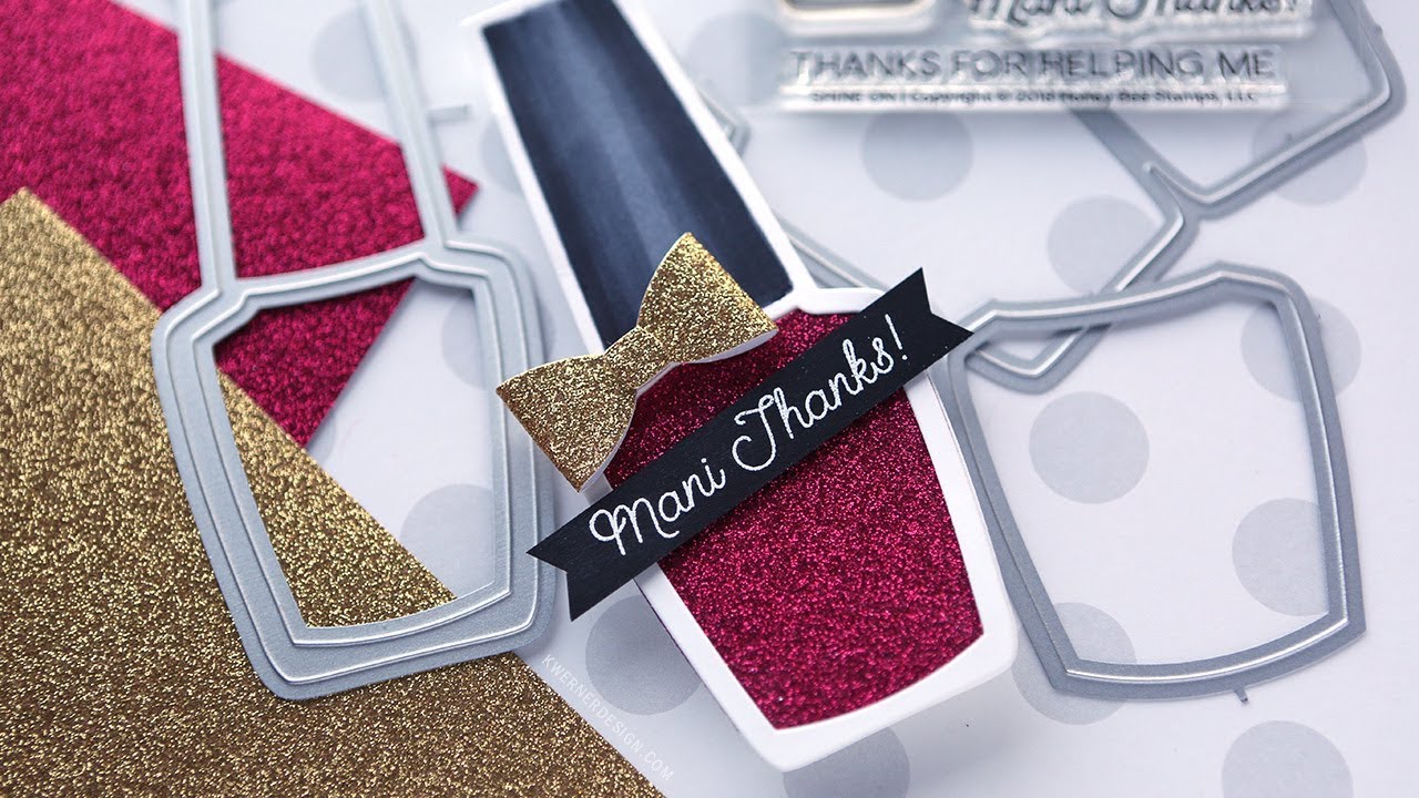 Nail Polish Bottle Card