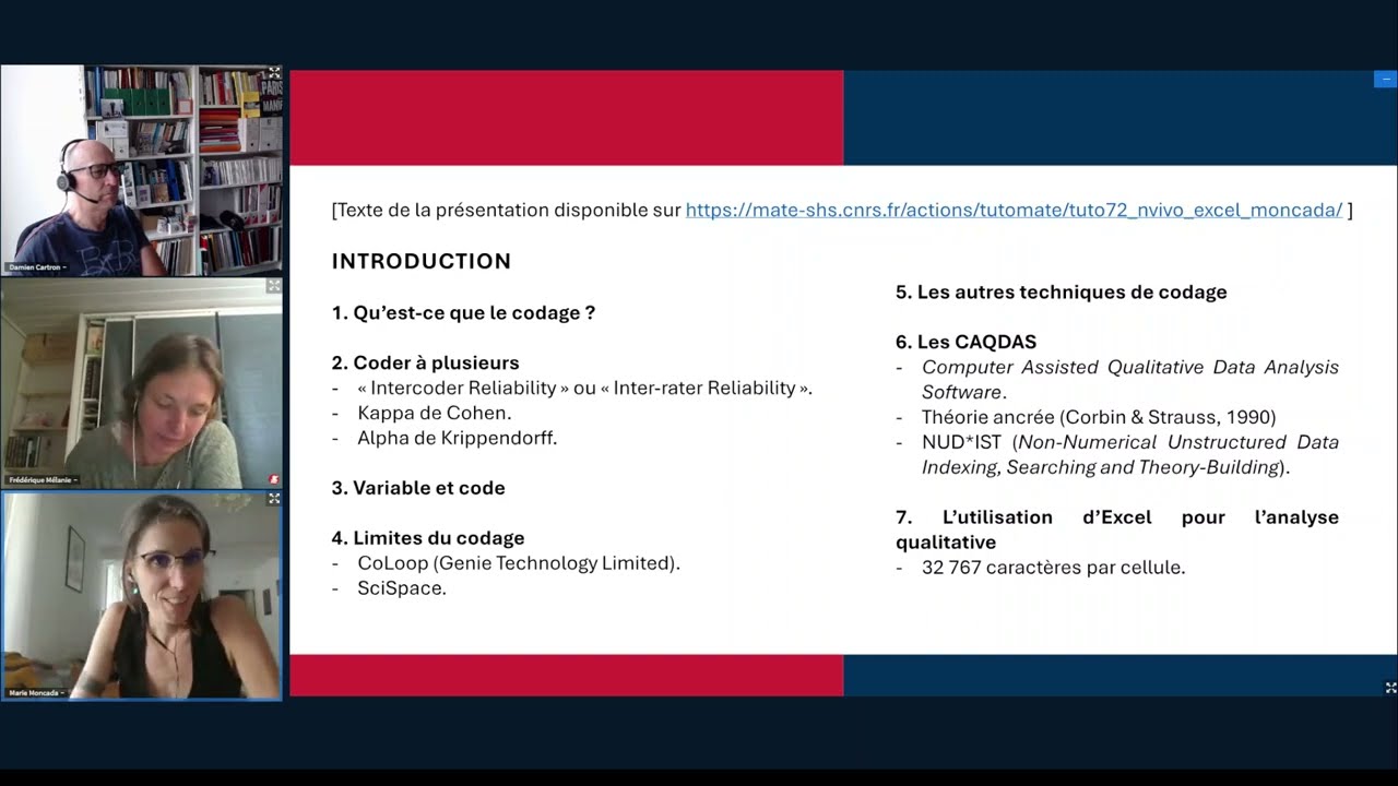 Tuto@Mate#72 Nvivo ou Excel pour l'analyse de données qualitatives par Marie Moncada