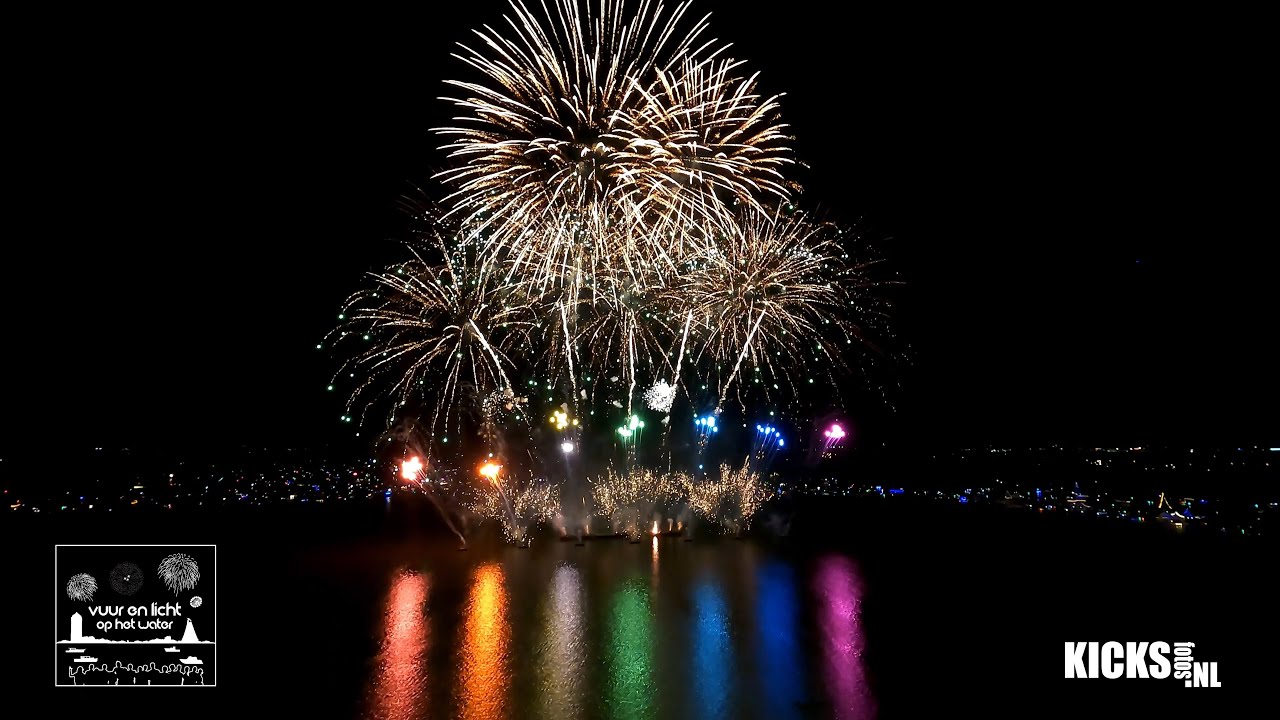 Vuurwerk Aalsmeer 2024 - Vuur & Licht op het water