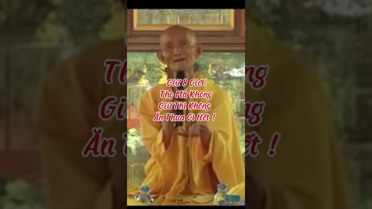 Giữ 8 giới thọ mà không giữ thì không ăn thua gì hết #loiPhatday #ThichGiacKhang #thongdiepcuocsong