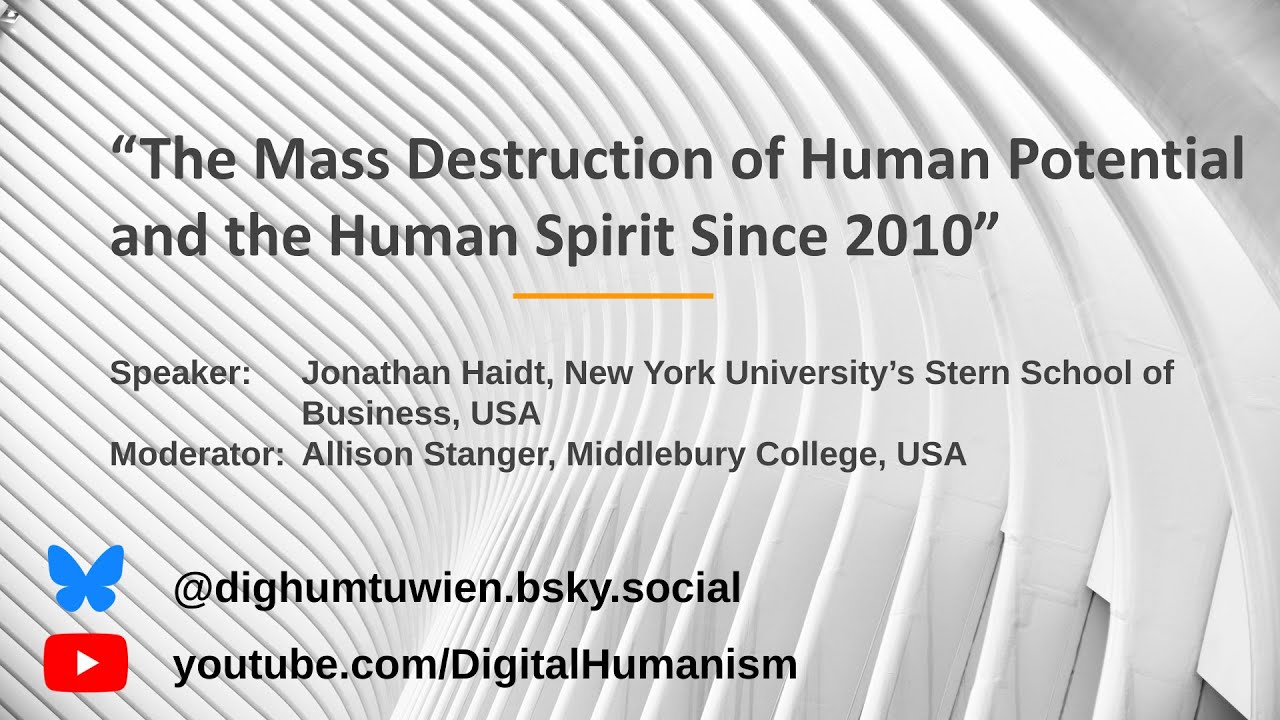 “The Mass Destruction of Human Potential and the Human Spirit Since 2010”