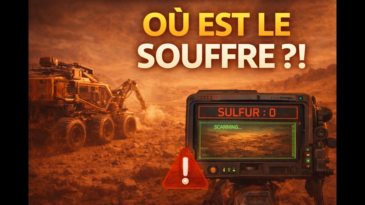 🚨 IL ME MANQUE DU SOUFFRE ! Impossible de lancer les mines sur Mars