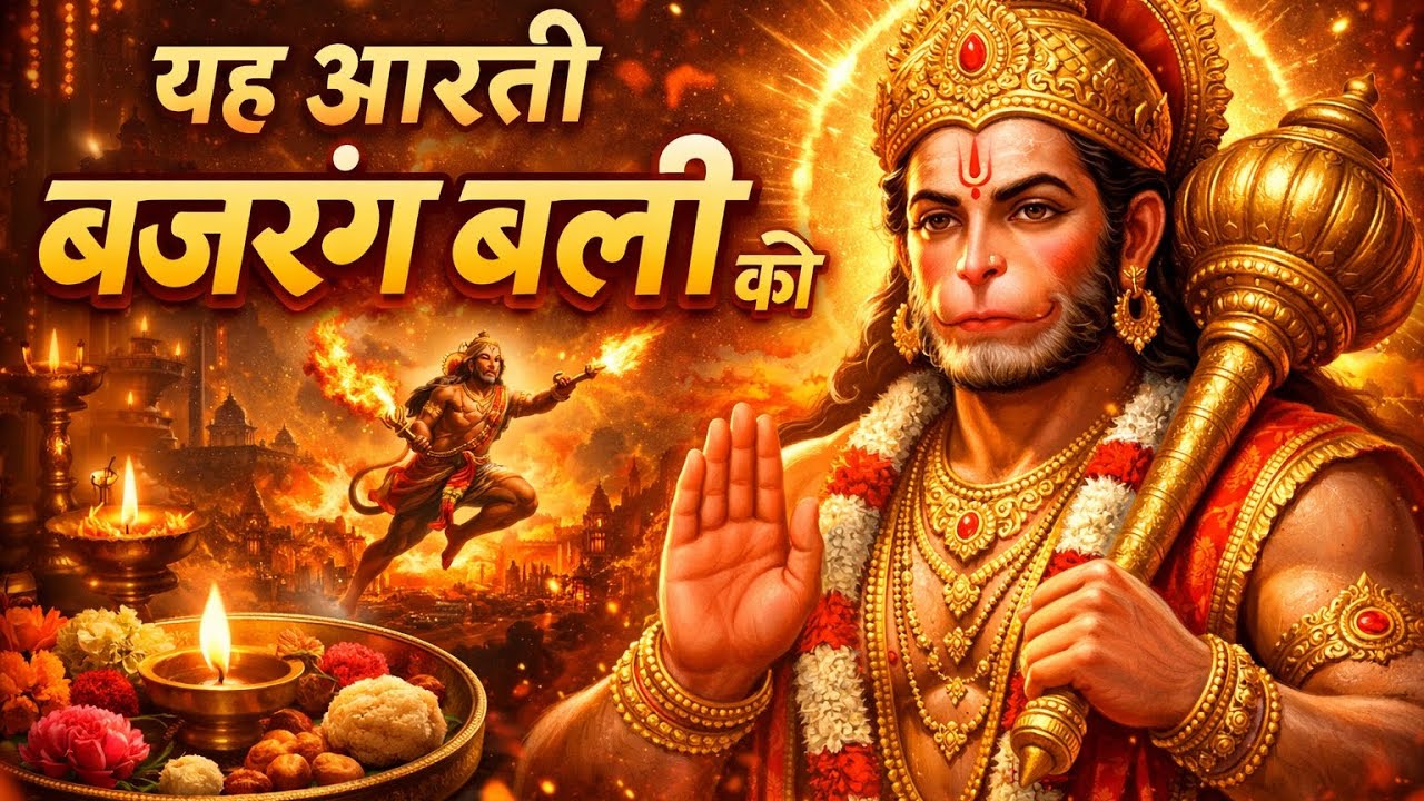 आरती बजरंग बली की | हनुमान जी की सबसे शक्तिशाली आरती | संकटमोचन हनुमान आरती 2026🚩 बजरंग बली की आरती