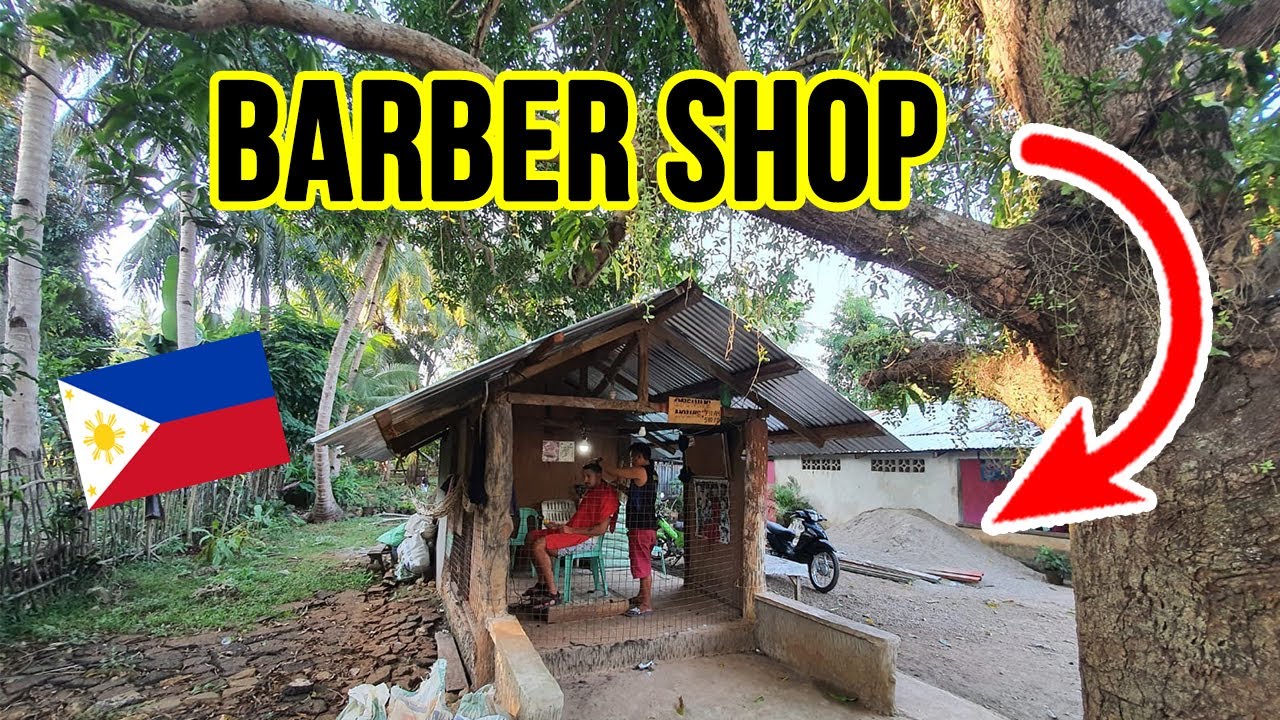 FILIPINO HAIRCUT | Street barber in a JUNGLE SHACK