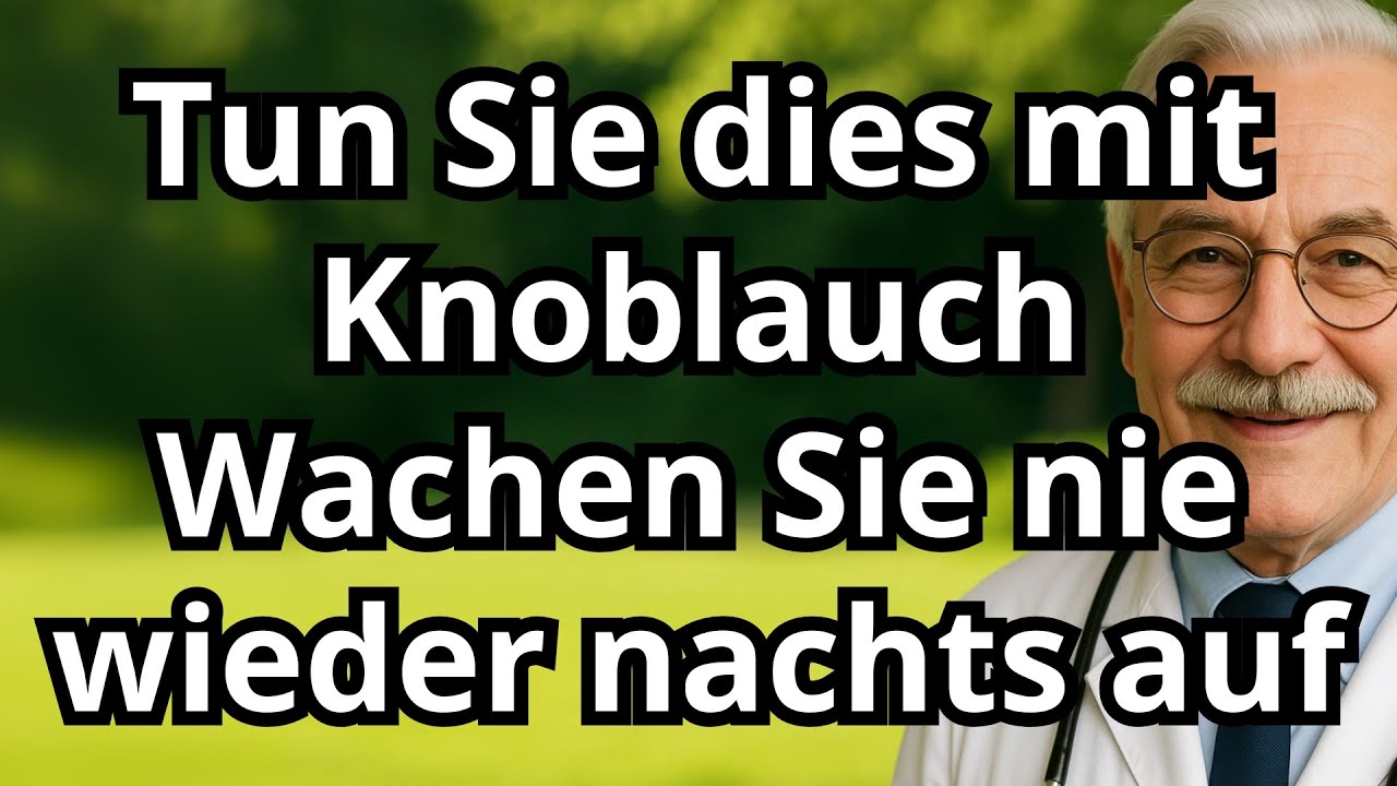 Senioren über 60: Dieser Knoblauch-Trick sorgt in nur 3 Nächten für tiefen Schlaf!