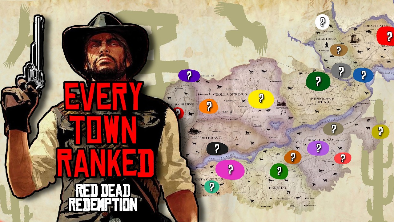 Ranking Every Town in RDR1 From WORST to BEST!!!